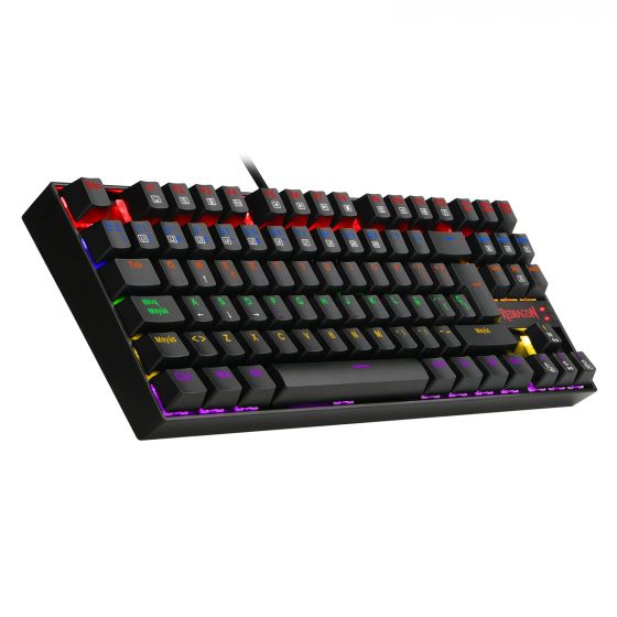 Redragon K552 Rainbow Wired Mechanical Gaming Keyboard- Black