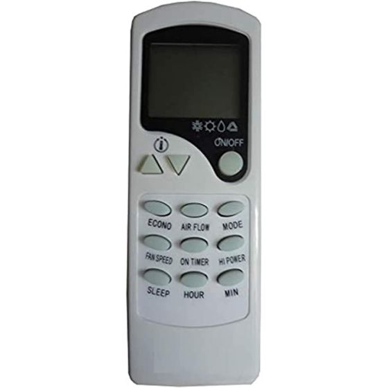 Remote Control for Carrier Air Conditioners - Black and White