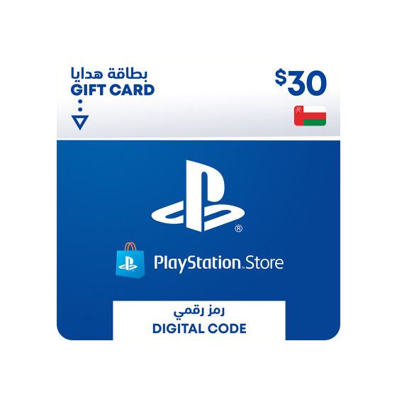 PlayStation PSN Card, 30 USD - Oman Store (Physical Card)