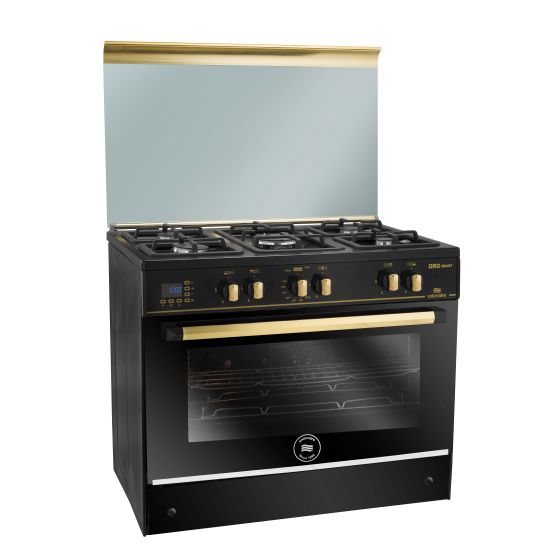 بوتجاز غاز يونيون اير اورو سمارت، 5 شعلة، ستانلس ستيل - C6090EBGC511-IDSF-ORO-S2WAl