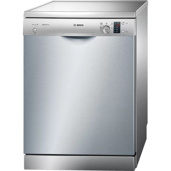 Bosch Series 2 Dishwasher, 12 Place Settings, 5 Programs, Silver - SMS25AI00V