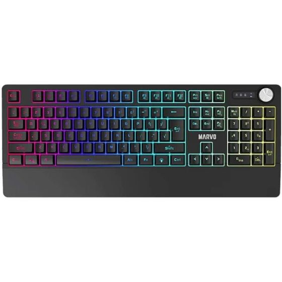 Marvo Wired Membrane Gaming Keyboard K660 - Black
