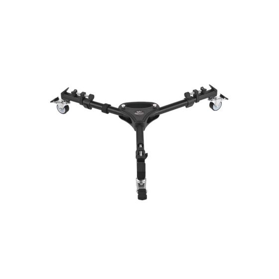 Weifeng 3 Wheel Pulley Camera Tripod, Black - Wt-700