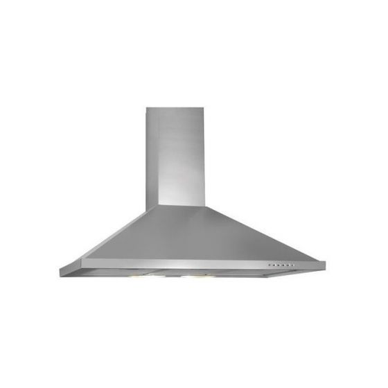 Elba Chimney Pyramid Hood, 60 Cm, Silver - Ech914xr