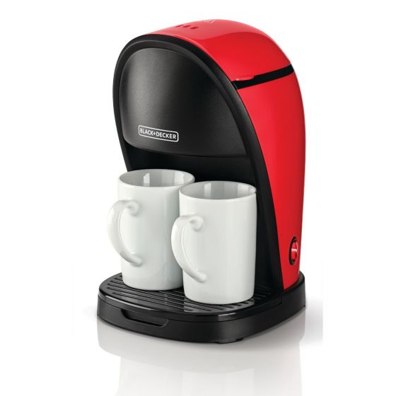 Black + Decker Espresso Machine, 250 ml, 450 Watt, Red and Black - DCM48-B5