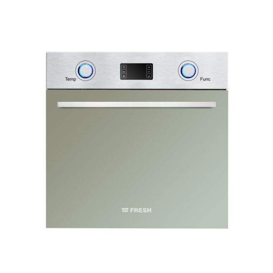 فرن كهرباء بلت ان فريش، 60 سم، 56 لتر، ستانلس ستيل - GEOFR60CMS