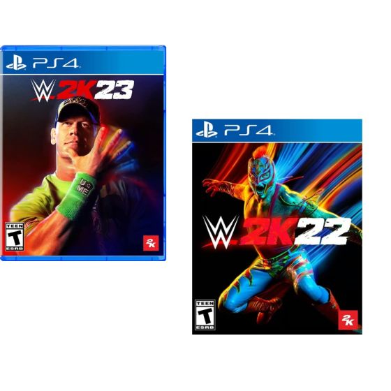 WWE 2K22 with WWE 2K23 for PlayStation 4