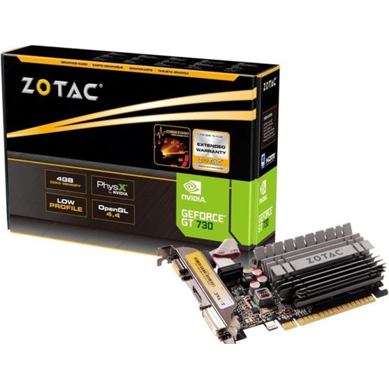 كارت شاشة زوتاك جيفورس GT 730، سعة 4 جيجابايت - ZT-71115-20L
