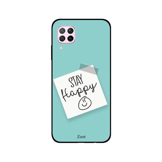Zoot Stay Happy Smile Printed Back Cover for Huawei Nova 7i