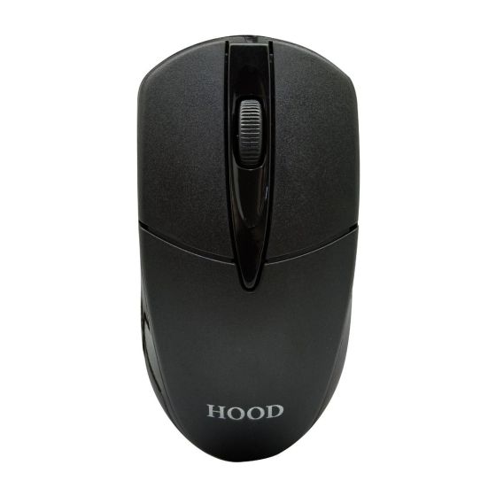 Hood Wired Mouse, 1000 DPI, Black - M888