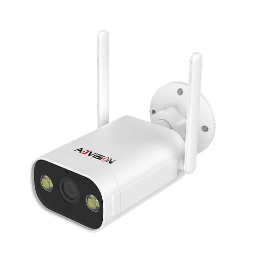 Advision Smart Connection Bullet Security Camera, Super HD, White - AD-Y4FW