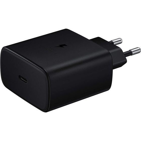شاحن سامسونج، 45 وات، USB فئة C، اسود - EP-TA895XBEGWW