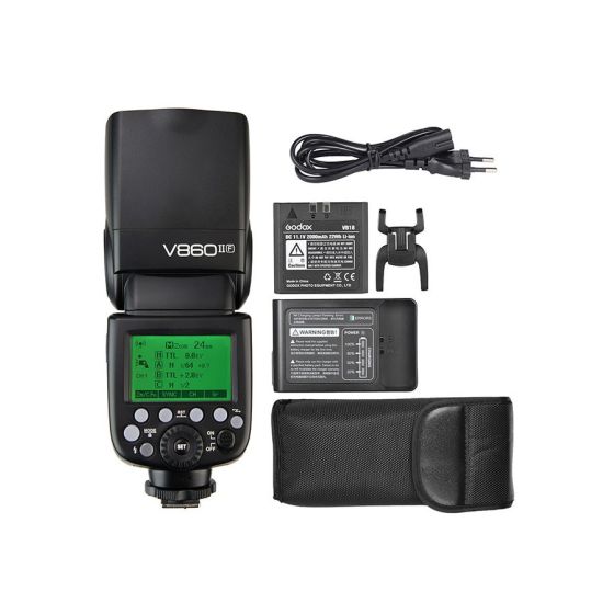 Godox Camera Flash with  Battery, Black - V860IIF
