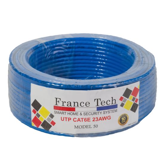 France Tech Cat6 Cable, 50 Meter- Blue