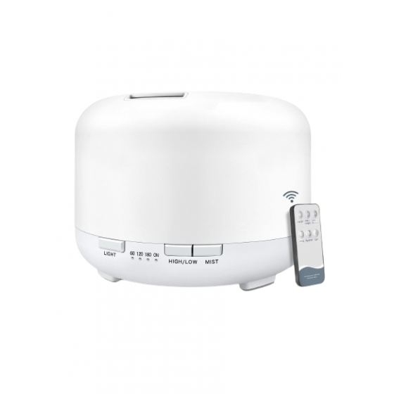 Aroma Diffuser Electric Humidifier, 500ml, White - 2289