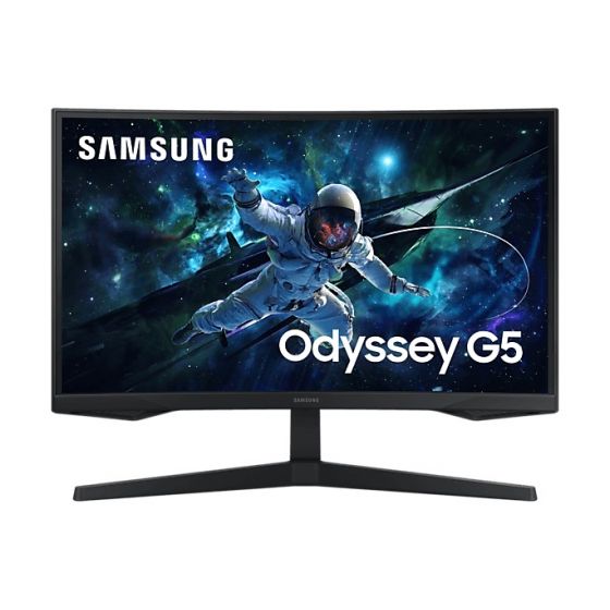 Samsung Odyssey G5 G55C 27 Inch QHD VA Curved Gaming Monitor, Black - LS27CG552EMXEG