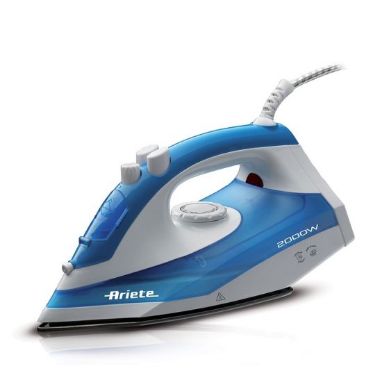 Ariete Steam Iron, 2000 Watt, Blue/White - 6234