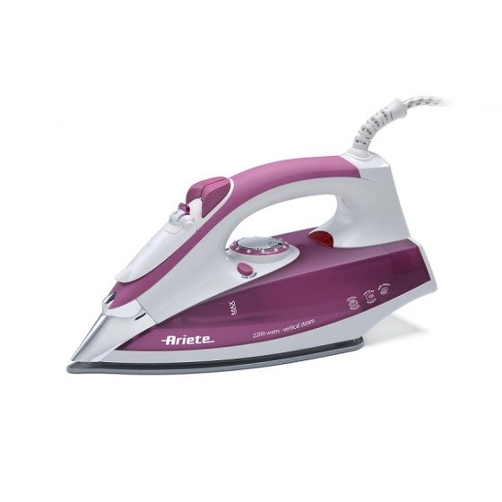 Ariete Steam Iron, 2200 Watt, Purple/White - 6215