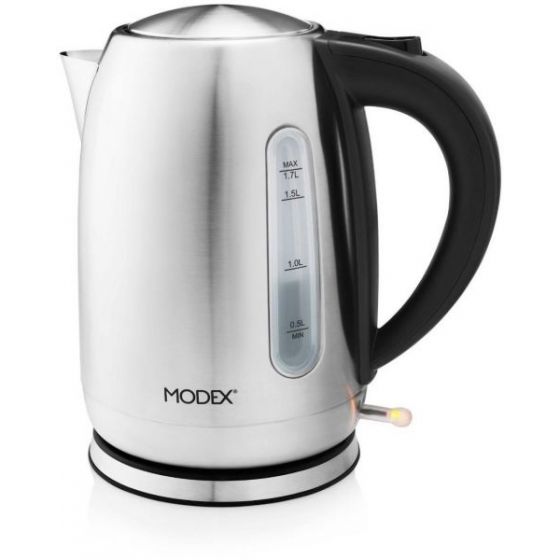 Modex Electric Kettle, 2400 Watt, 1.7 Liter, Silver - SKT6880