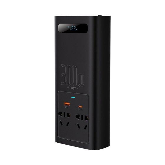 محول كهرباء للسيارة باسيوس IGBT، بقوة 300 وات، اسود - CGNB010101