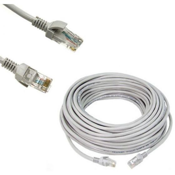 كابل شبكة LAN اي ترين، 20 متر، ابيض - DC222