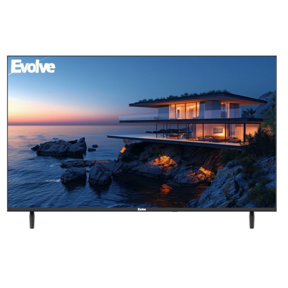 شاشة تلفزيون ايفولف، 32 بوصة، LED، بدقة HD، بدون إطار