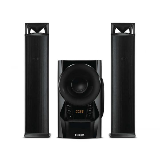 Philips Bluetooth Speaker System, Black - MMS2160B