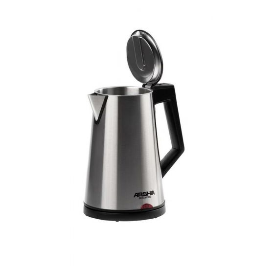 Arshia Electric Kettle, 1.7 Liter, 1800 Watt, Silver - EK133-2392