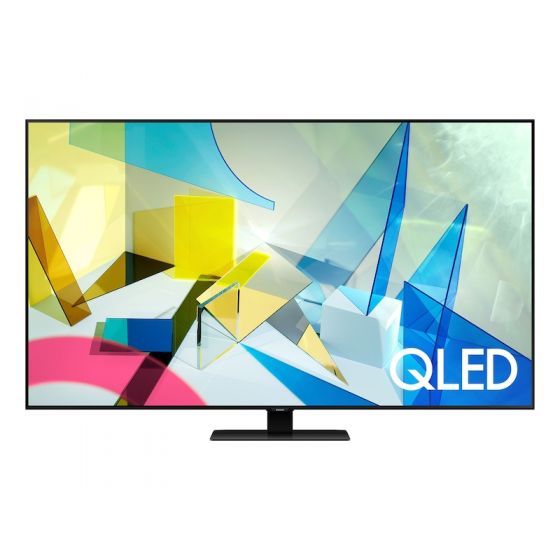 تلفزيون سمارت سامسونج 55 بوصة QLED، دقة 4K UHD بريسيفر داخلي - 55Q80T