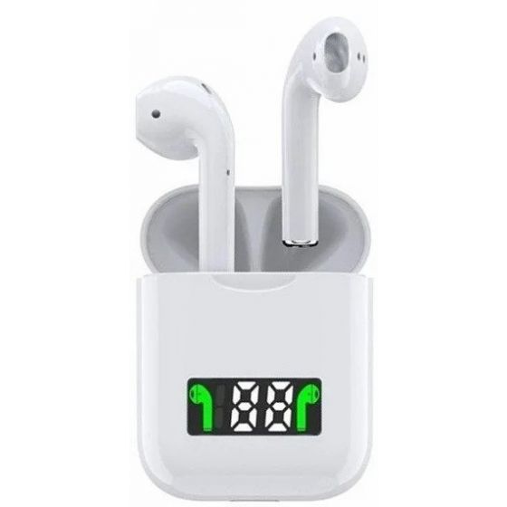 TWS i99 Wireless AirPods with Wireless Charging Case - White
