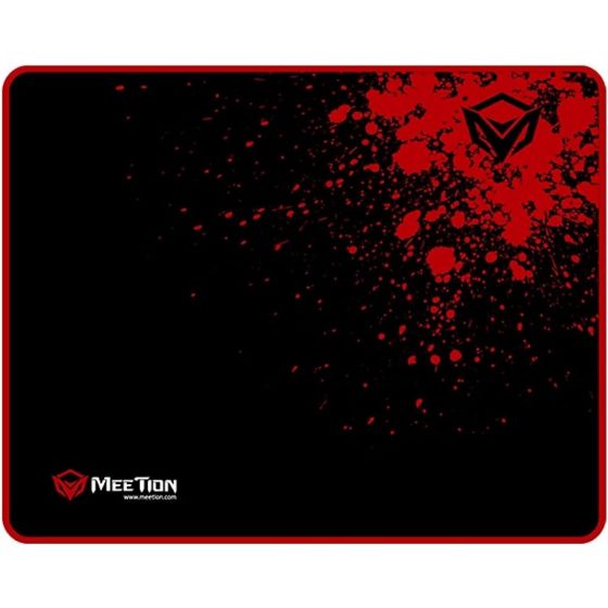 Meetion P110 - Non-slip Rubber Square Mouse Pad for Computer PC/Laptop (43.5x35cm) - Black