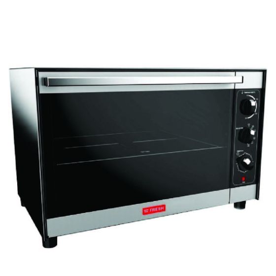 Fresh Electric Oven with Grill, 48 Liters, 2000 Watt, Black- Eco FR-48