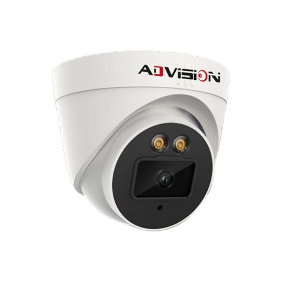 Advision Analog Wired Indoor Dome Security Camera, White - AD-2500D-C-3.6