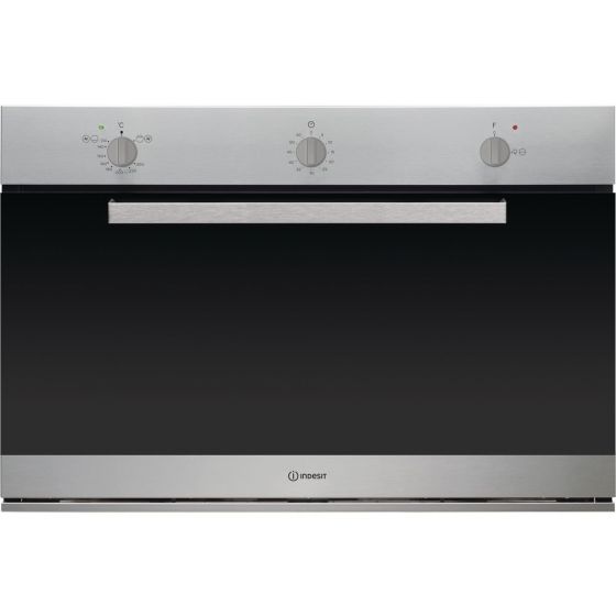 Indesit Built In Gas Oven 81 Liters, Inox - IGM 63 IX
