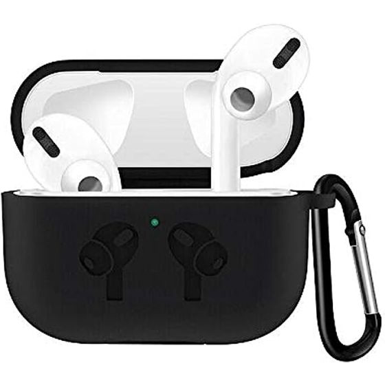 Shockproof Silicone Case Cover For Airpods Pro - Black