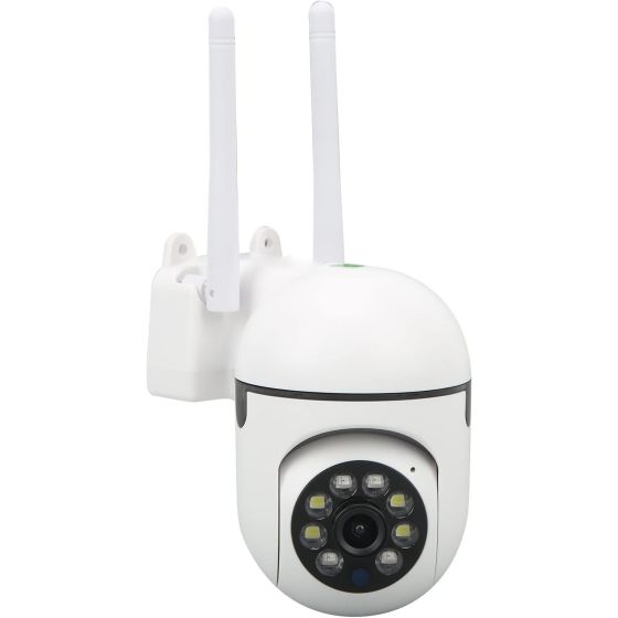 Wireless Indoor Surveillance Security Camera, 1080P- White