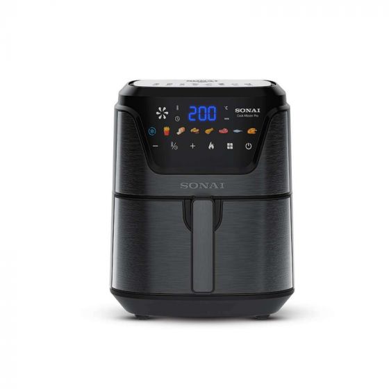 Sonai Cook Master Pro Digital Air Fryer, 7 Liter, 2000 Watt, Black - MAR-711