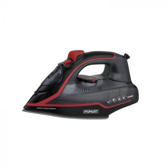 مكواة بخار سمارت، 2200 وات، اسود - SSI607E