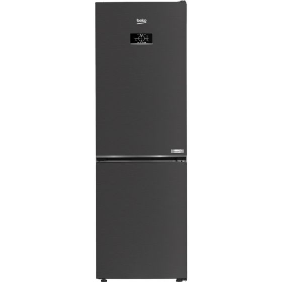 Beko Freestanding Combi Refrigerator, No Frost, 2 Doors, 367 Litres, Dark Inox - RCNE367E30XBRI