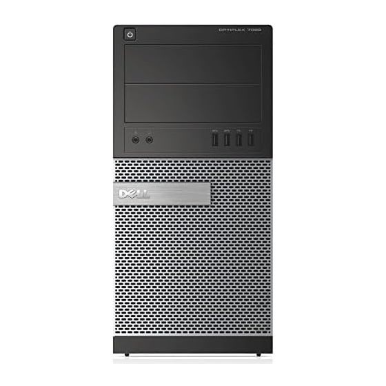 Dell Optiplex 7020 PC Tower, Intel Core i5 4570, 500GB HDD, 8GB RAM, Intel HD Graphics, DOS- Black