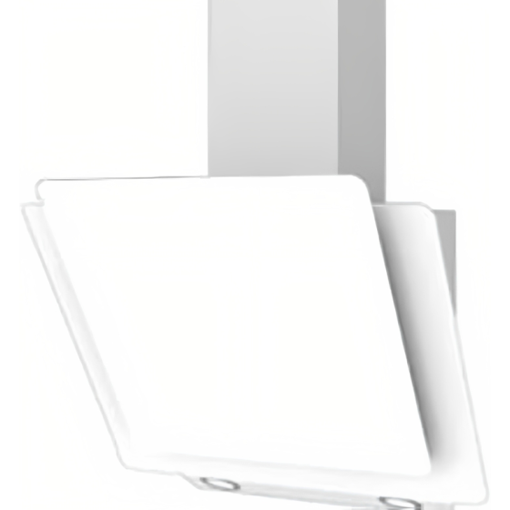 Elba Built-in Decorative Cooker Hood with Touch Control Panel, 60cm, White - XCH641WH