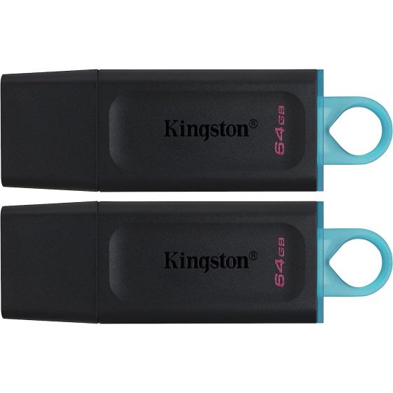 Kingston DataTraveler Exodia 64GB USB 3.2 Flash Drive - 2 Pack DTX/64GB-2P