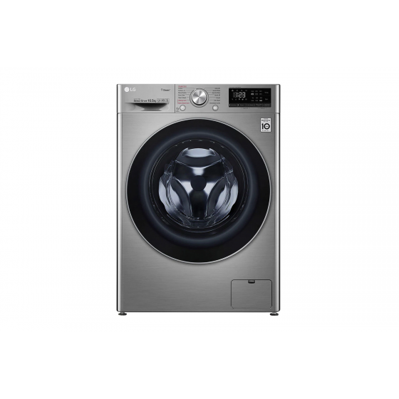 LG Vivace Front Load Automatic Washing Machine, 10.5 KG, Silver- F4V5RYP2T