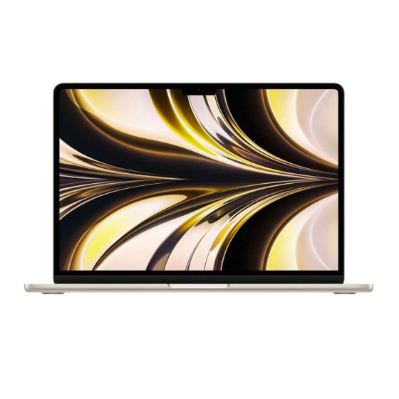 Apple MacBook Air MLY13AE/A Laptop, 13.6 inch, Apple M2 Chip, 256GB SSD, 8GB RAM, M2 GPU 8 Cores, macOS - Starlight