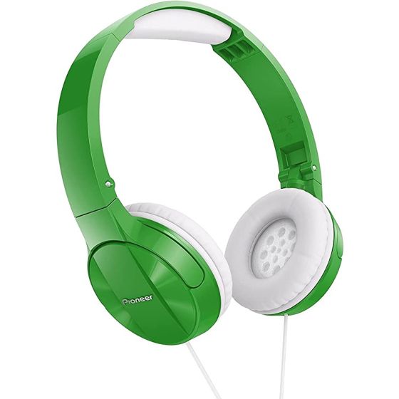 Pioneer On Ear Wired Headphone, Green - SE-MJ503