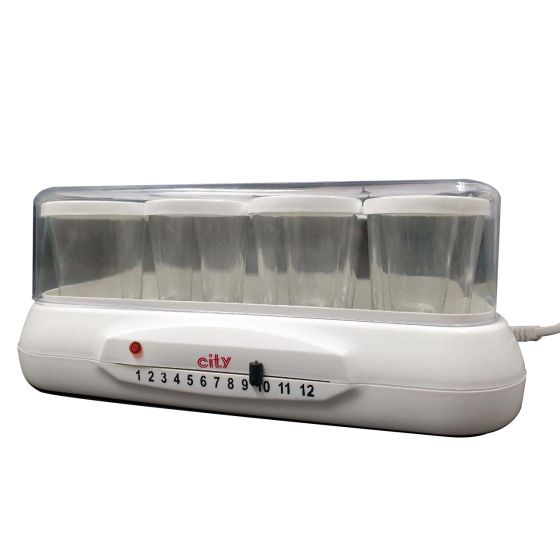 City Yogurt Maker, 8 Cups, White - HMA-1003