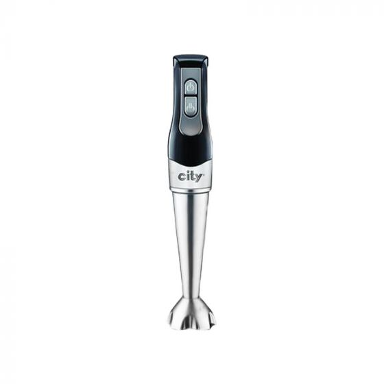 City 5in1 Hand Blender, 100ml, 1500 Watt, Black and Silver - HMA-1026