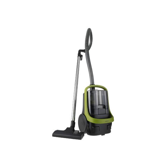 Panasonic Series CL600 Bagless Canister Vacuum Cleaner, 1800 Watt, Earth Green - MC-CL603G147