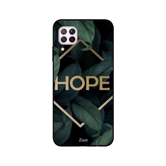 Zoot Tropical Leaves Hope Printed Back Cover for Huawei Nova 7i