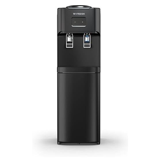 Fresh Cold Water Dispenser, 2 Taps, Black - FW-17VFB2